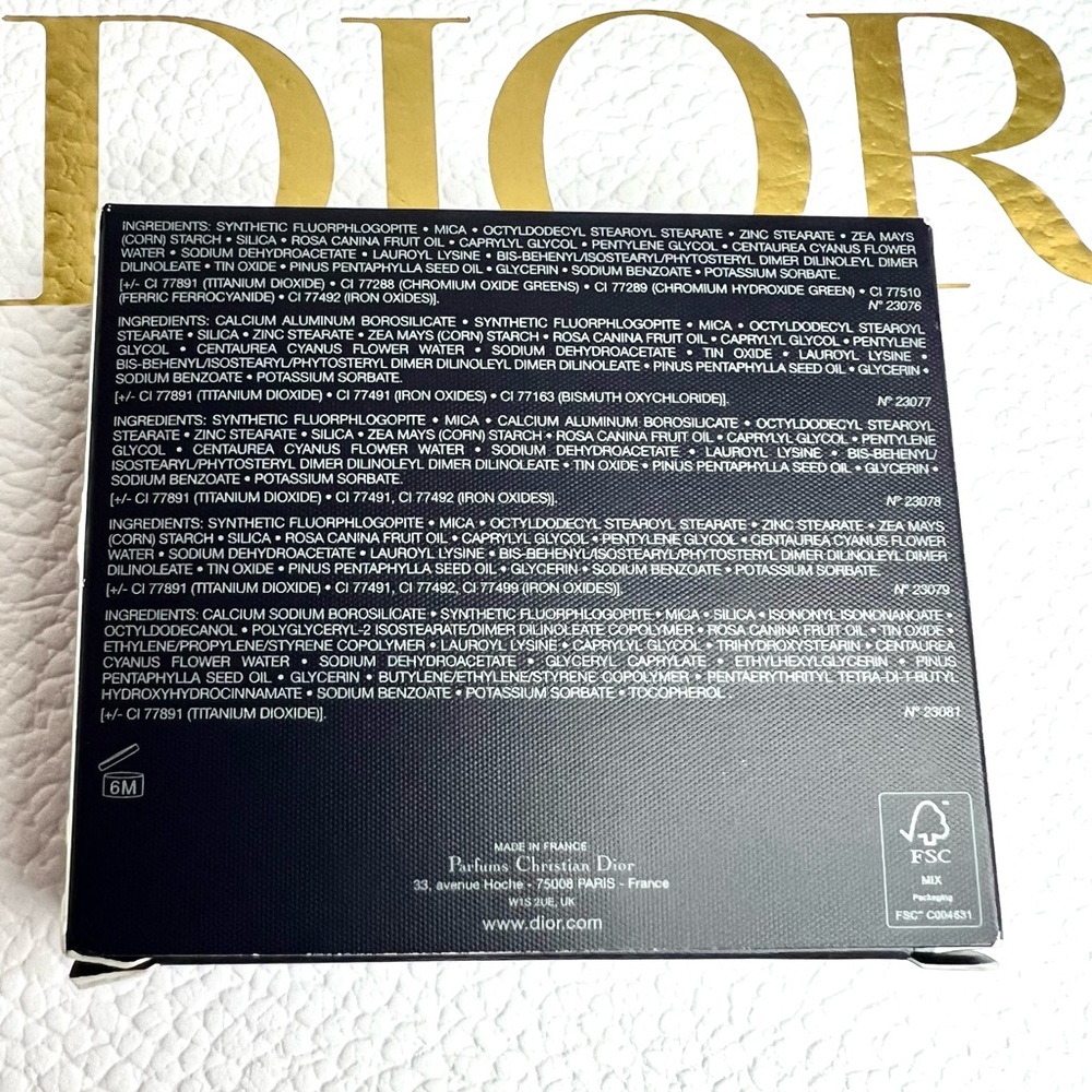 🌸DIOR  Eyeshadow Palette #645 “Mint Bubblegum” Limited Edition 2026🌸 - Picture 6 of 7